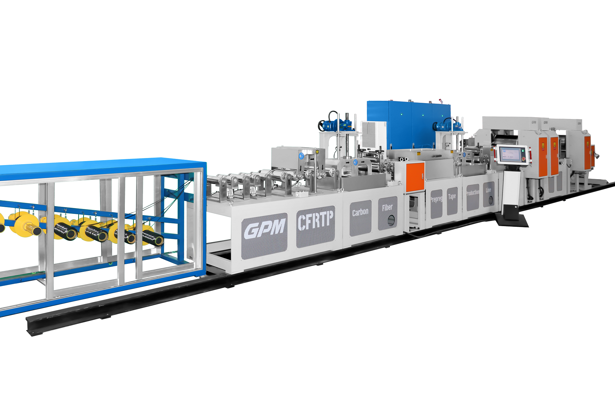 Solution Method Impregnation/Continuous Carbon Fiber Reinforced Thermoplastic UD-tape Production Line；